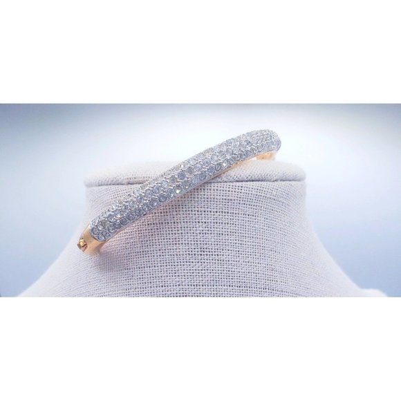 Camrose & Kross Jewelry - ** Camrose & Kross Gold Plated Bracelet With Pave Set Cubic Zirconias **